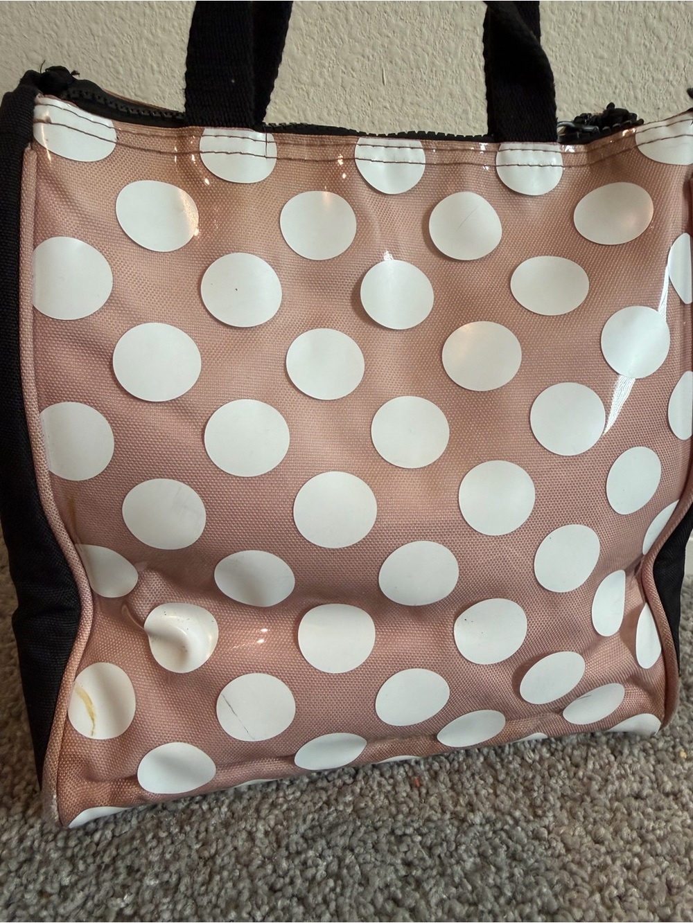 kate spade Pink Polka Dot Cosmetic Tote - Picture 3 of 4